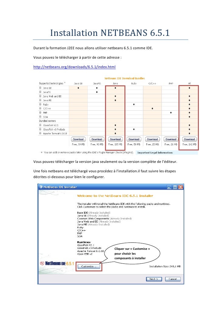 TÉLÉCHARGER NETBEANS 6.5.1 6.5.1 TÉLÉCHARGER NETBEANS